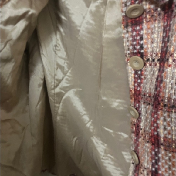 Chic Plaid Women's Blazer - Picture 3 of 5